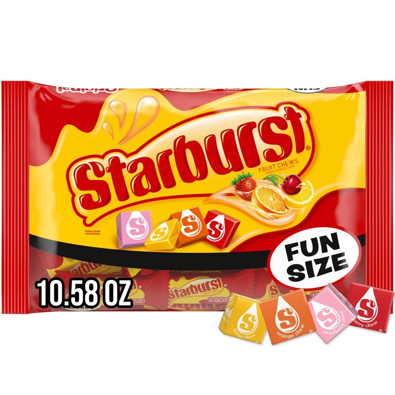 Starburst Halloween Original Fruity Chewy Candy Fun Size - 10.58oz