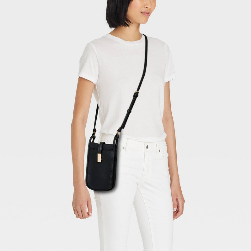 Slip Phone Crossbody Bag - A New Day Black