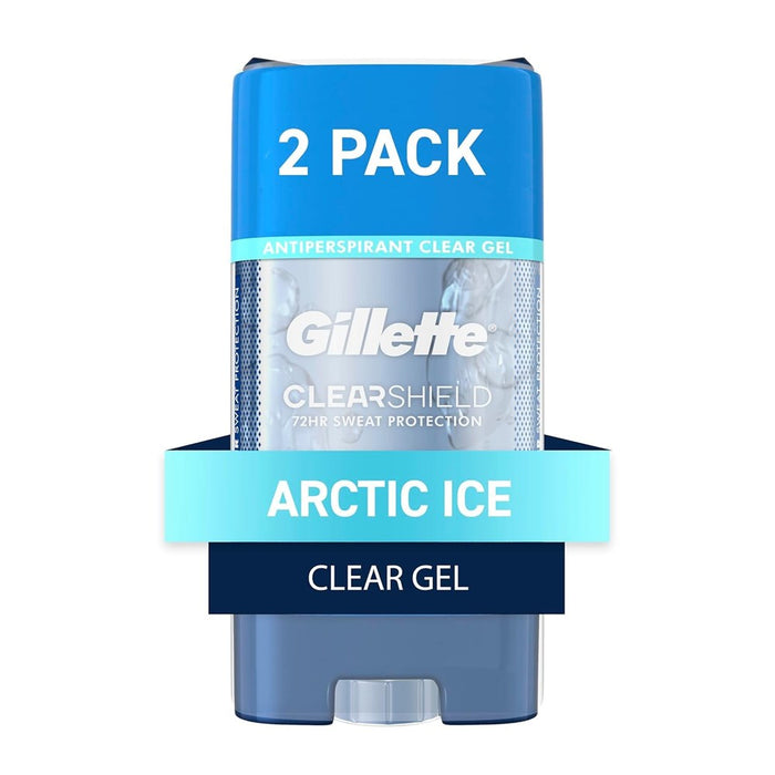 Gillette Clear Gel Antiperspirant Deodorant for Men - Arctic Ice - 3.8oz/2pk