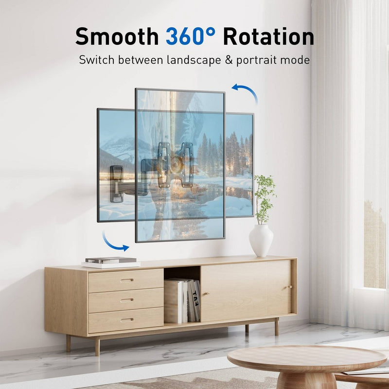 ErgoAV Small Motion TV Wall mount 19"- 43" TVs