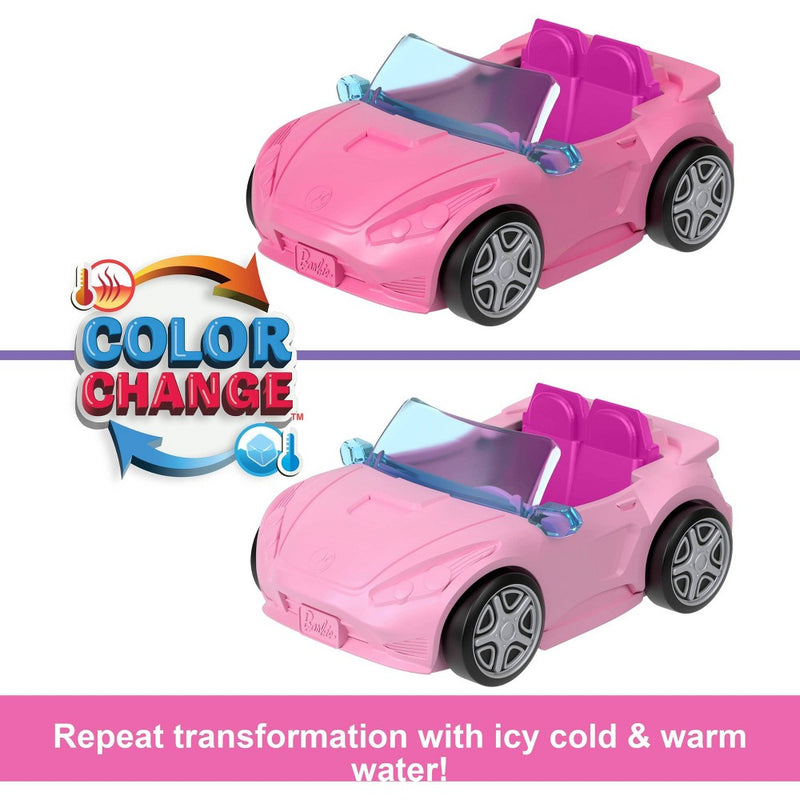 Barbie Mini BarbieLand Doll & Vehicle Set with 1.5" Doll & Convertible Car - 3pc