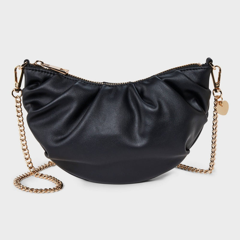 Croissant Crossbody Bag - A New Day Black