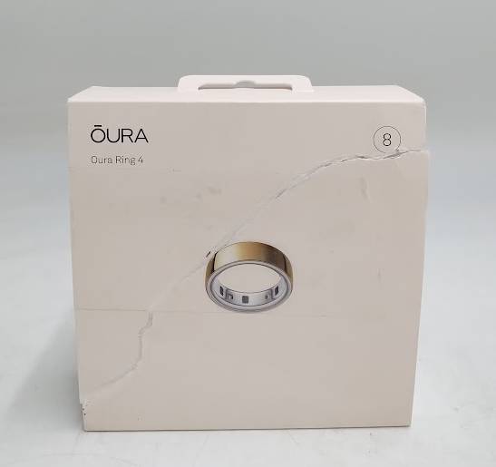 Oura Ring 4 Gold - Size 8 *PRE-OWNED*