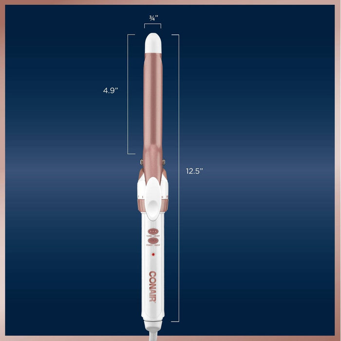 Conair Double Ceramic Curling Iron - 3/4"