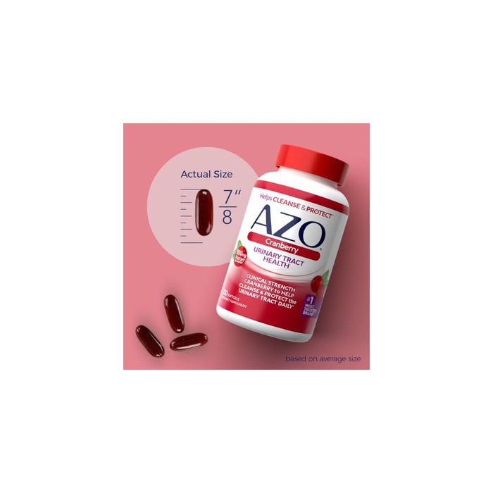 Azo Cranberry Softgel Max Strength 100 Ct