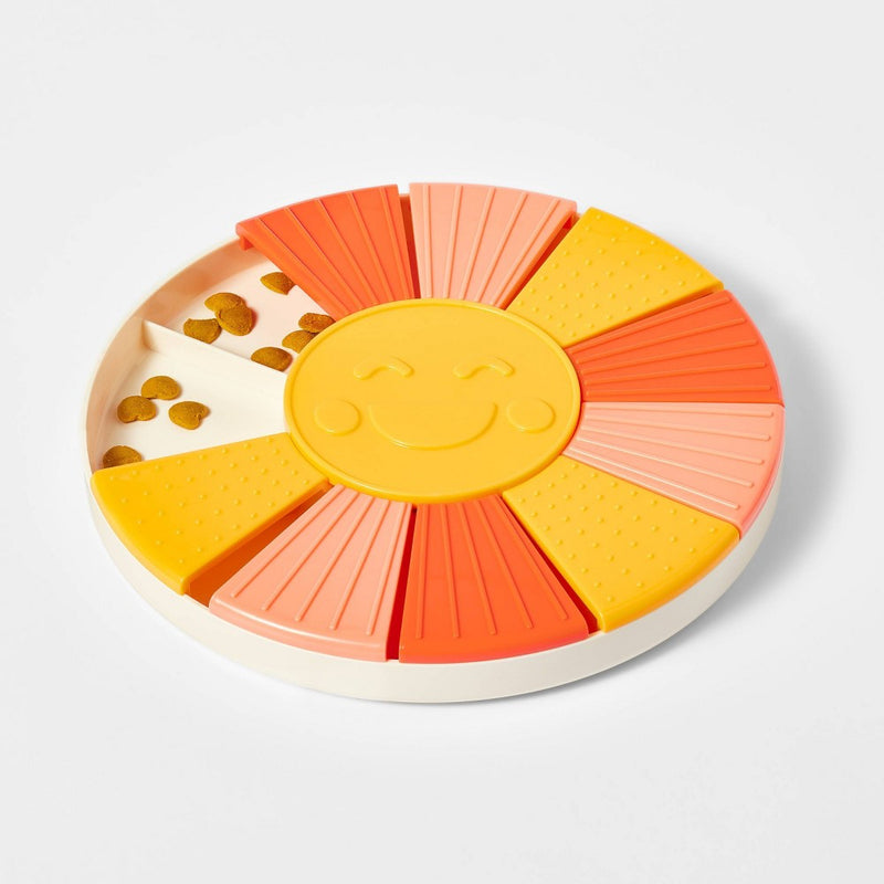 Sunshine Treat Interactive Puzzle Cat Toy - Boots & Barkley
