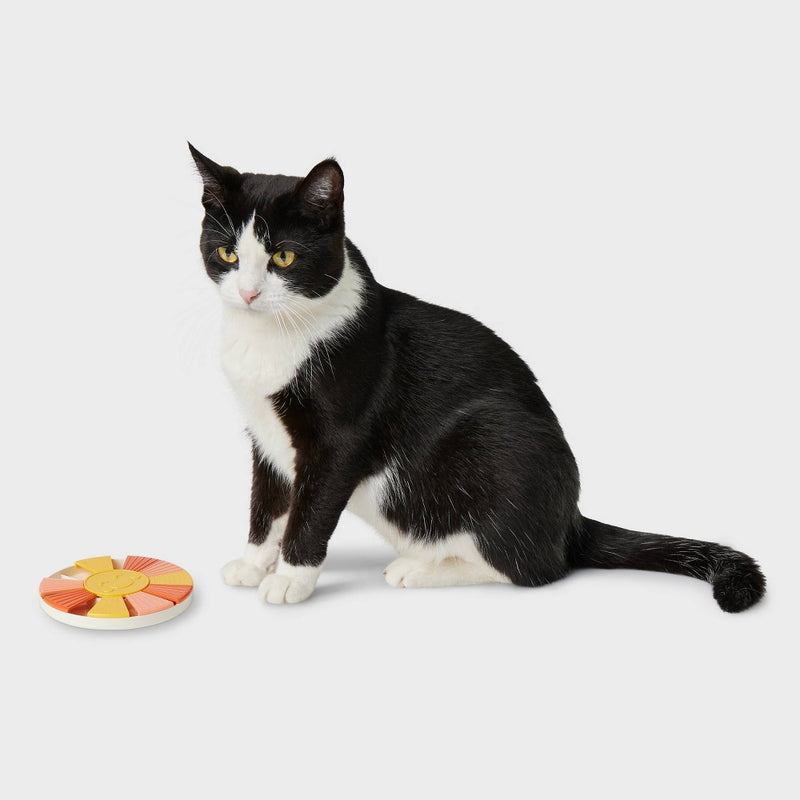 Sunshine Treat Interactive Puzzle Cat Toy - Boots & Barkley