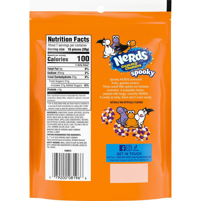 Nerds Halloween Spooky Gummy Clusters - 8oz