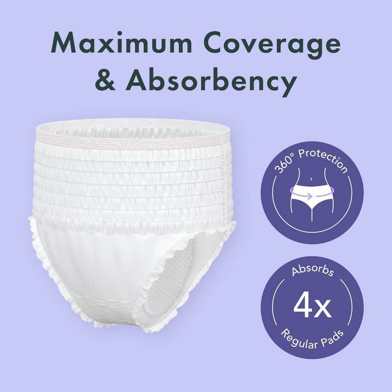 Rael Organic Disposable Period Underwear - L/XL - 5ct