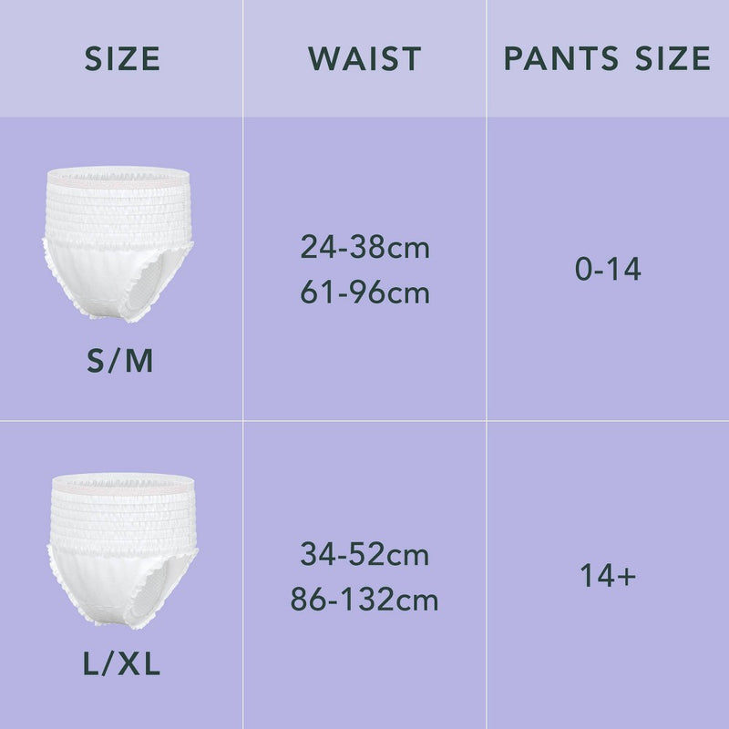 Rael Organic Disposable Period Underwear - L/XL - 5ct
