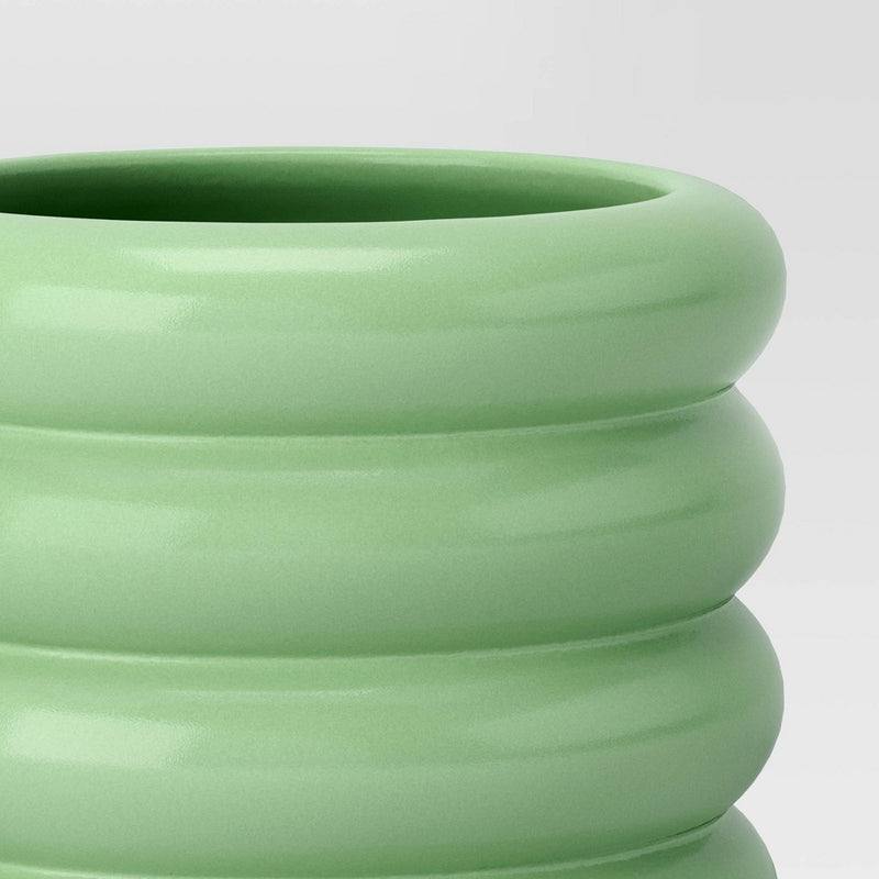 Small Bubble Ceramic Planter Green - Room Essentials