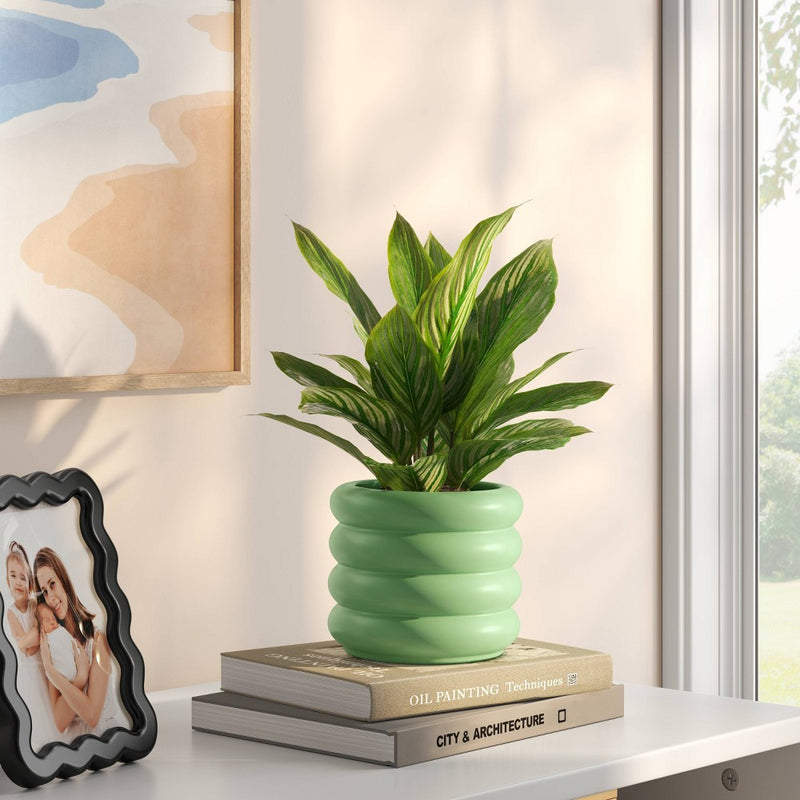 Small Bubble Ceramic Planter Green - Room Essentials