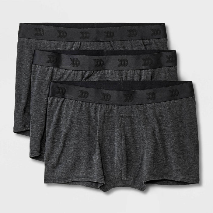 Men's All Day Active Trunks 3pk - All In Motion Black M