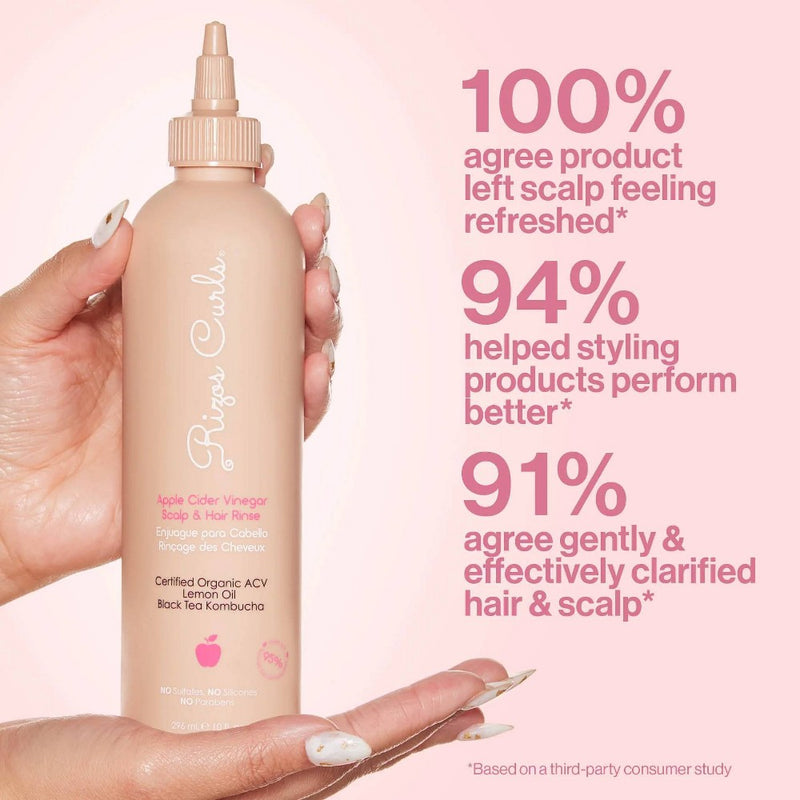 Rizos Curls Apple Cider Vinegar Scalp & Hair Rinse - 10 fl oz