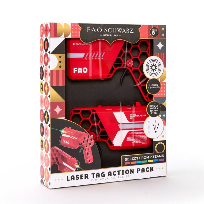 FAO Schwarz Laser Tag Action Pack 2-Player Battle Set