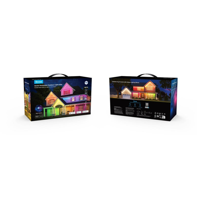 Govee 100ft RGBICW Black Permanent Outdoor Lights Elite