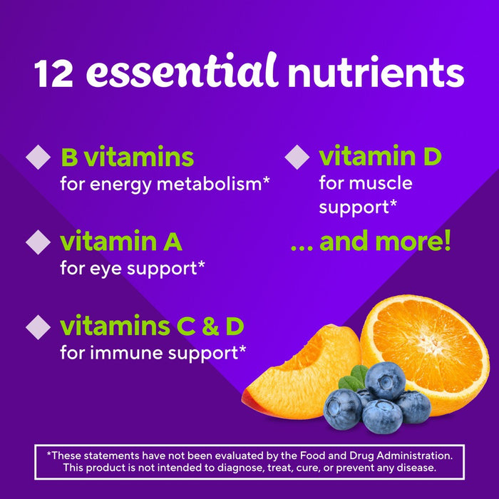 Vitafusion MultiVites Adult Multivitamins Daily Gummy Vitamins - Berry, Peach and Orange Flavored - 150ct