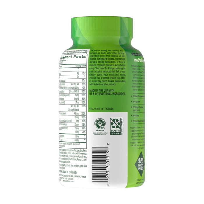 Vitafusion MultiVites Adult Multivitamins Daily Gummy Vitamins - Berry, Peach and Orange Flavored - 150ct