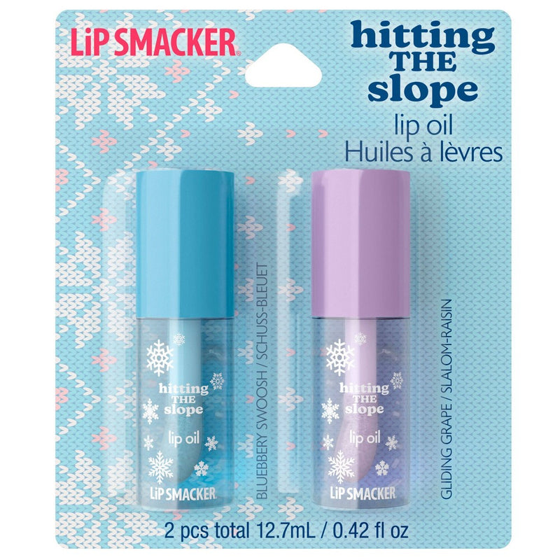 Lip Smacker Hitting the Slopes Lip Oil Duo - Berry & Grape - 2ct/0.5 fl oz