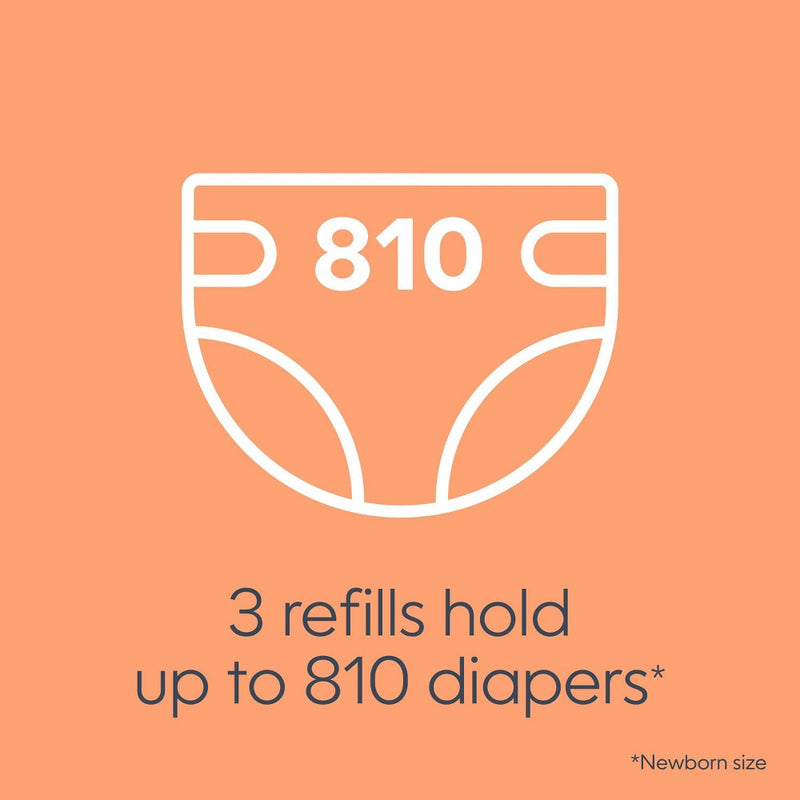 Diaper Genie Diaper Disposal Pail System Refill - Clean Laundry - 3pk