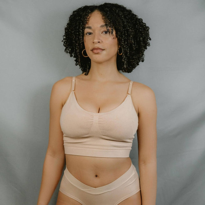 Boobie Women's Adaptive Pumping and Nursing Bralette - L/XL