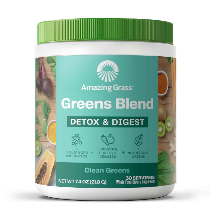 Amazing Grass Greens Blend Detox & Digest Vegan Powder - 7.4oz