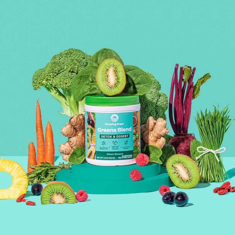 Amazing Grass Greens Blend Detox & Digest Vegan Powder - 7.4oz