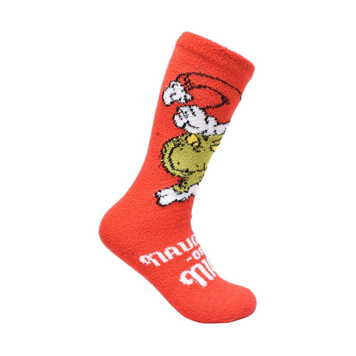 Men's The Grinch 7 Days of Cozy Crew Socks - 6-12