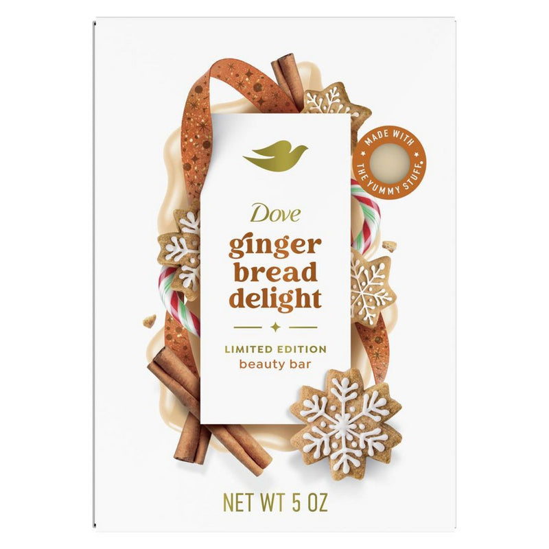 Dove Beauty Limited Edition Holiday Treat Bar Soap - Gingerbread Delight - 5 oz