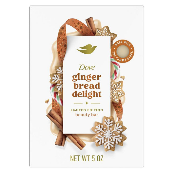 Dove Beauty Limited Edition Holiday Treat Bar Soap - Gingerbread Delight - 5 oz