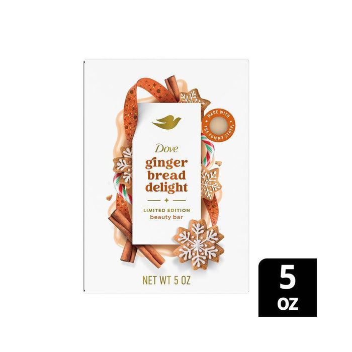 Dove Beauty Limited Edition Holiday Treat Bar Soap - Gingerbread Delight - 5 oz
