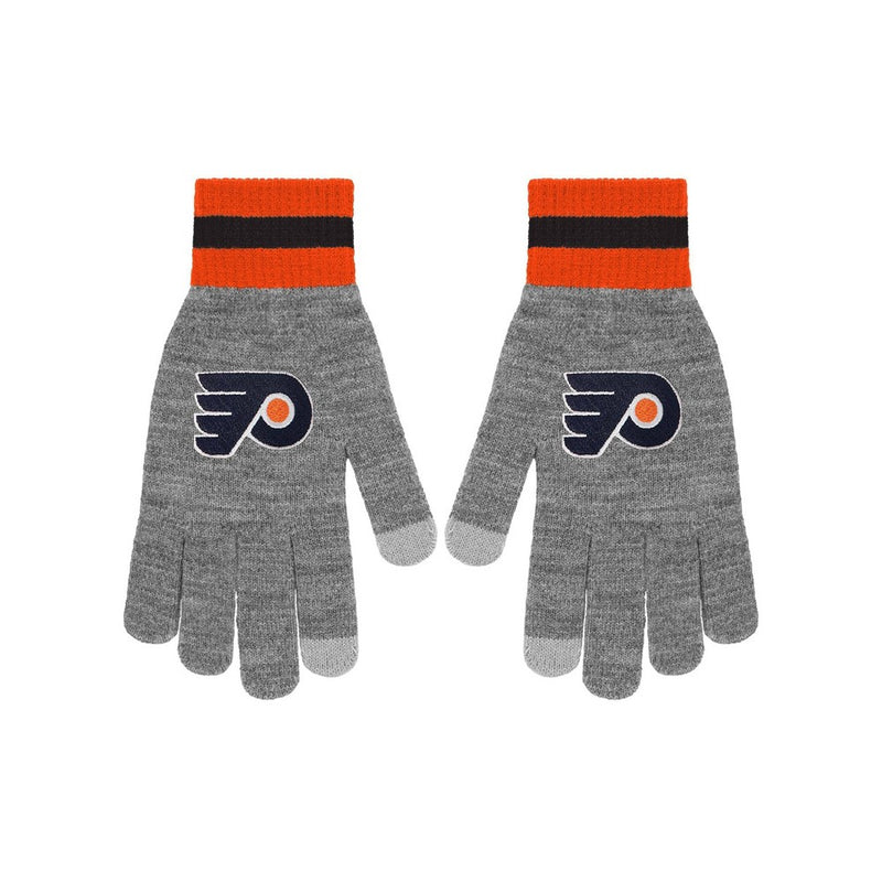 NHL Philadelphia Flyers Gray Big Logo Glove