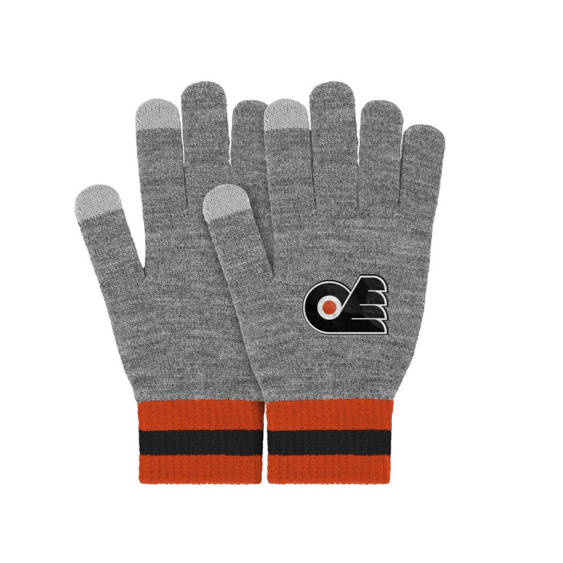 NHL Philadelphia Flyers Gray Big Logo Glove
