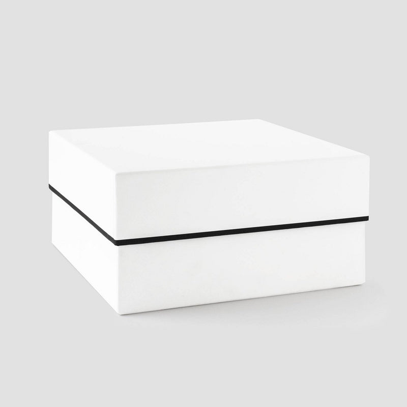 Square Gift Box Black/White - Sugar Paper + Target