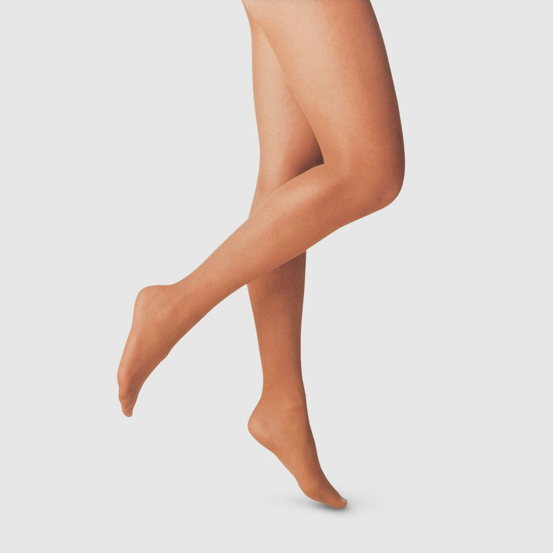 Women's 20D Sheer Tights - A New Day Caramel M/L