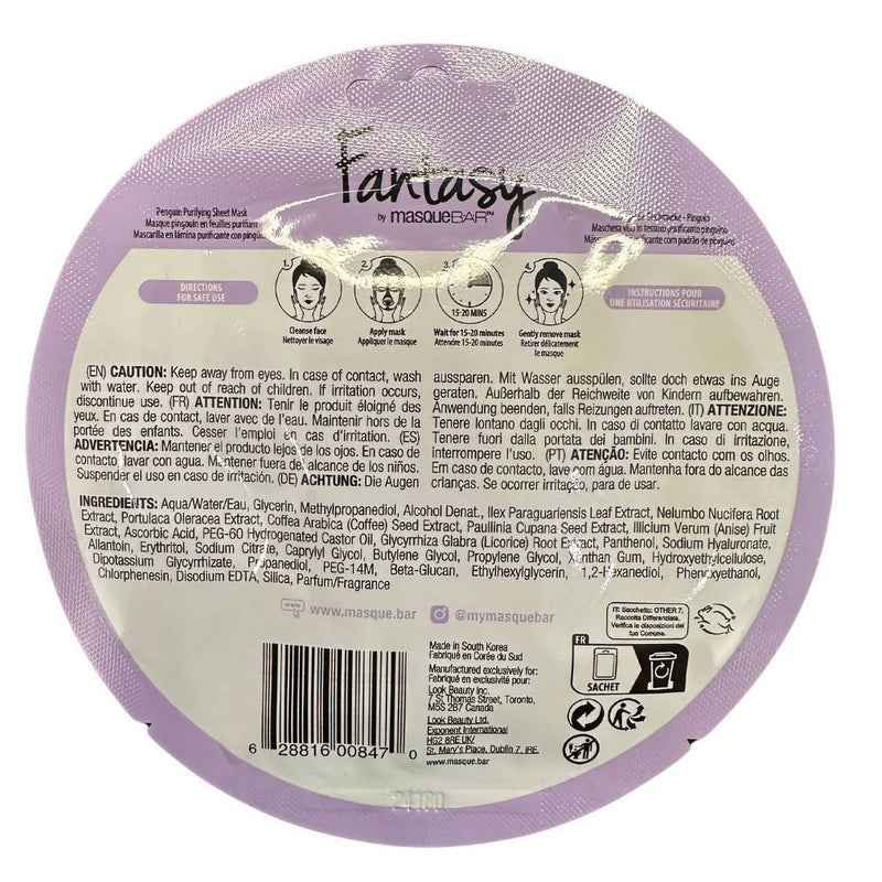 Fantasy by Masque Bar Holiday Penguin Sheet Mask