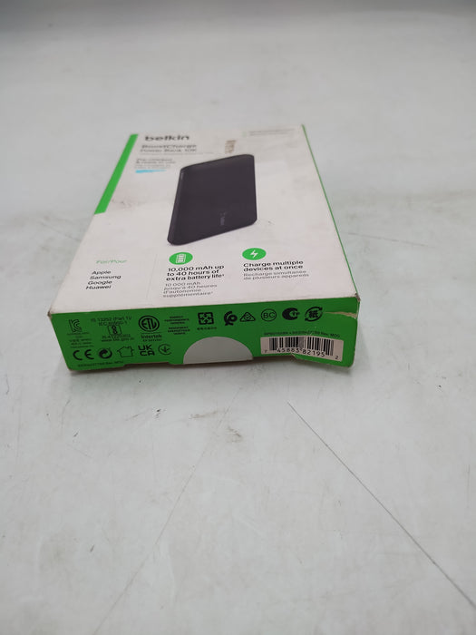 Belkin 10000mAh Power Bank 15W with USB-A and USC-C - Black *SEE DETAILS*