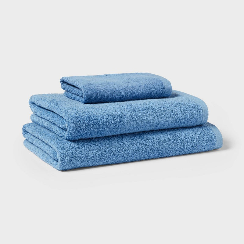 Everyday Hand Towel Quilt Blue - Room Essentials
