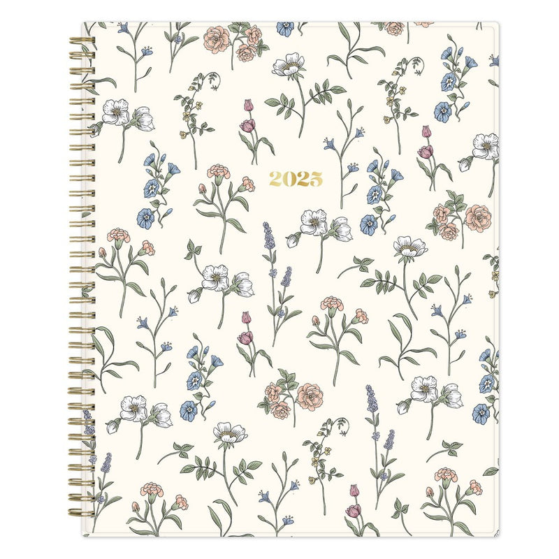 The Everygirl Planner 2025 Weekly/Monthly Planner 11.18"x9.37" Wirebound Jenna Jean: Adult Stationery, Tabs, Off-White