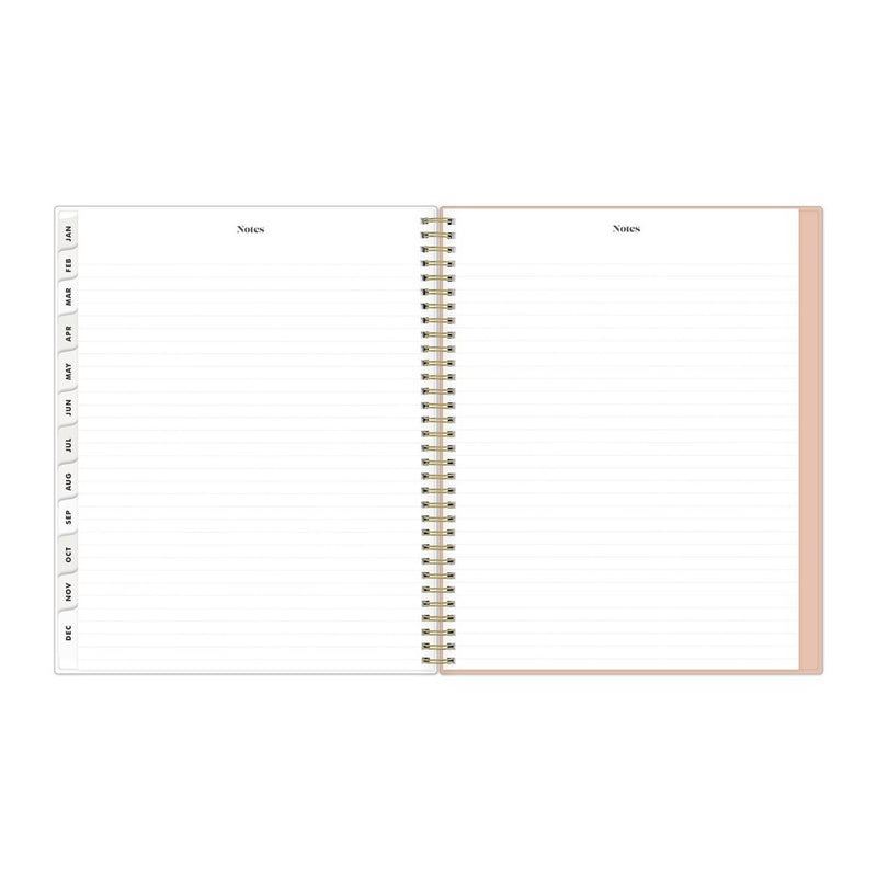 The Everygirl Planner 2025 Weekly/Monthly Planner 11.18"x9.37" Wirebound Jenna Jean: Adult Stationery, Tabs, Off-White