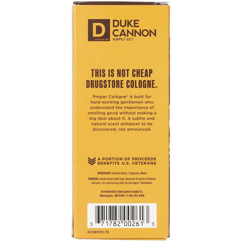 Duke Cannon Sawtooth Proper Cologne - Alpine Air & Cedarwood Cologne for Men's - 1.7 fl. oz