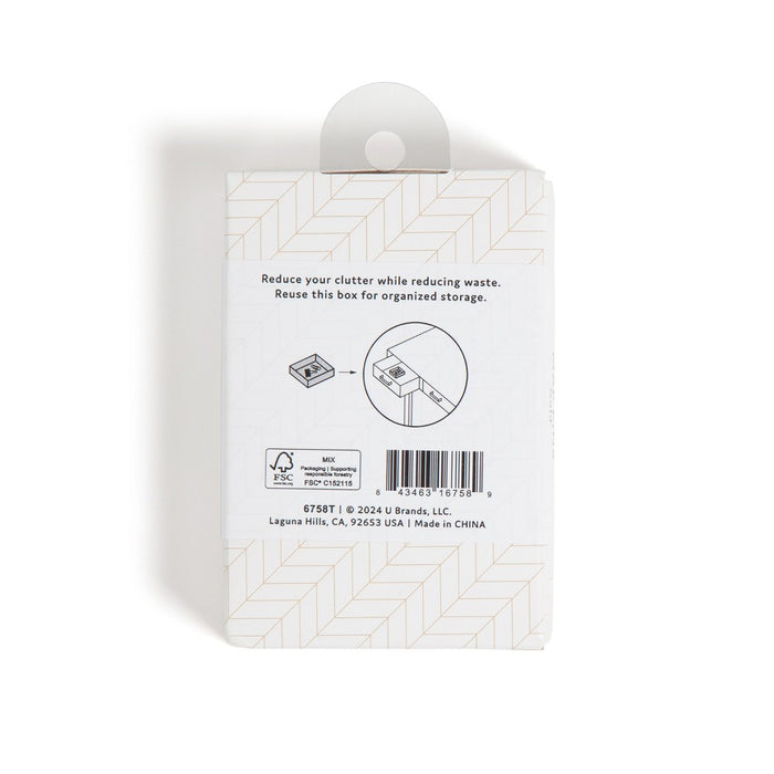 U Brands 100ct Gold Map Push Pins