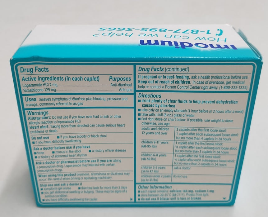 Imodium Multi-Symptom Relief Caplets - 24ct - EXP:10/2025
