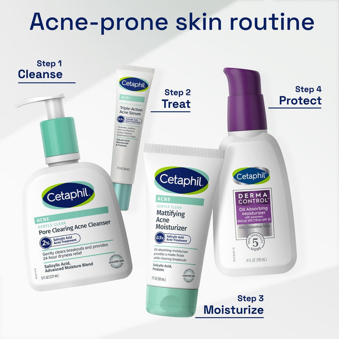 Cetaphil Gentle Clear Salicylic Acid Acne Pore Cleanser - 8oz