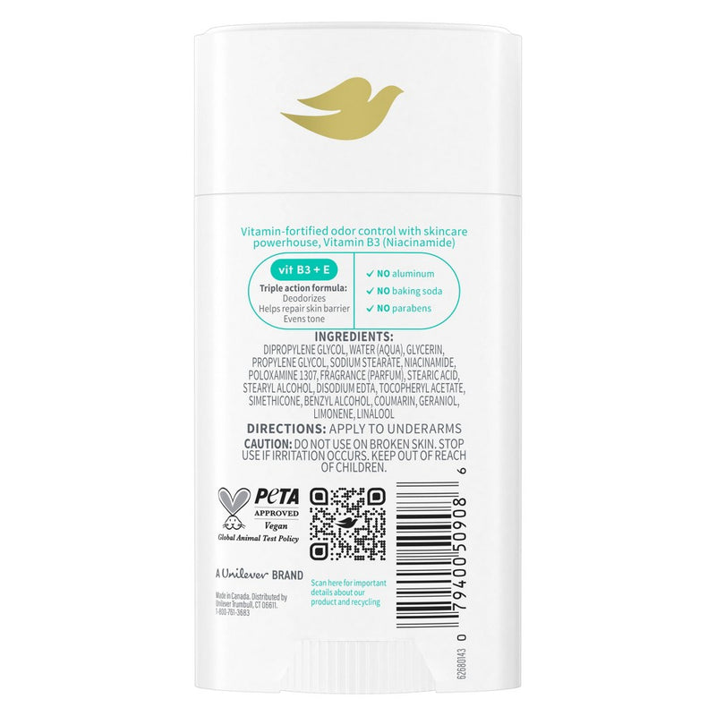 Dove Beauty VitaminCare+ Aluminum Free Deodorant Stick - Coconut Water & Aloe - 2.6oz