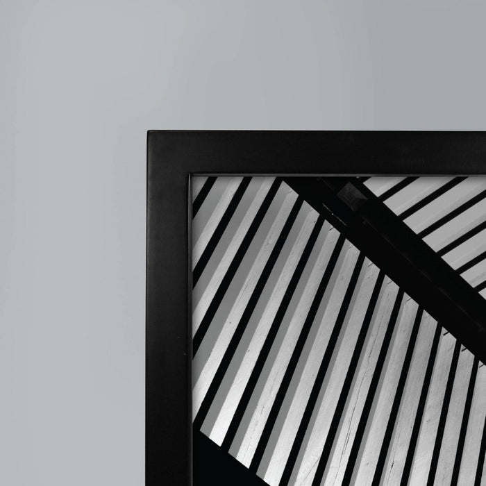 11" x 17" Single Picture Frame Black - Threshold: Modern MDF Wall Mount, Glass Glazing, Holds Posters & Photos