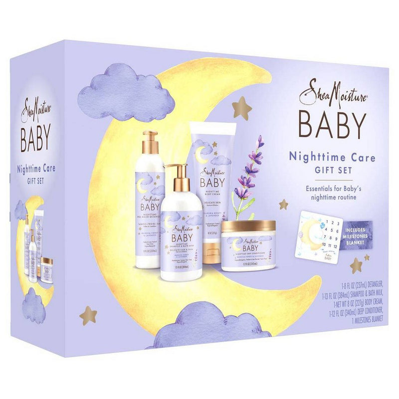 SheaMoisture Baby Nighttime Care Gift Set - 4pk