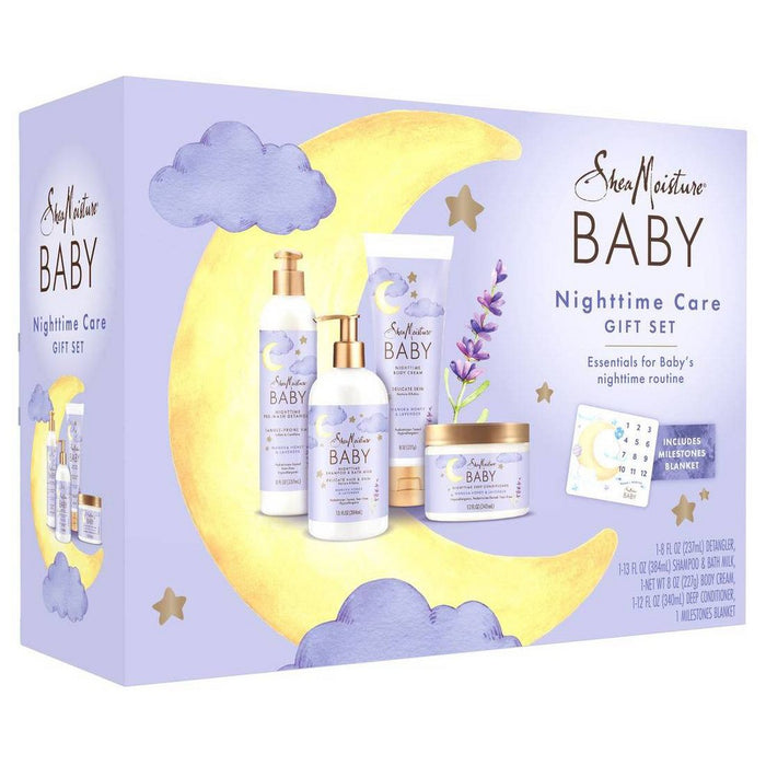 SheaMoisture Baby Nighttime Care Gift Set - 4pk