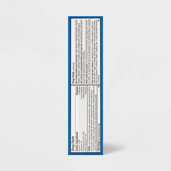 Rapid Relief Hemorrhoid Cream with 5% Lidocaine - 1oz - up&up