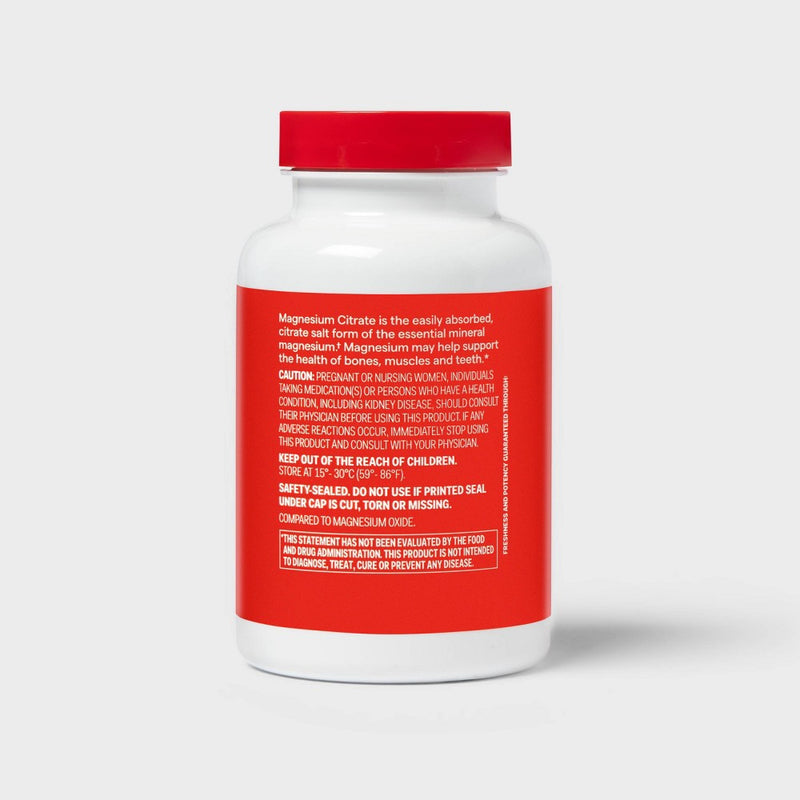 Magnesium Citrate Dietary Supplements - 250mg Softgels - 60ct - up&up